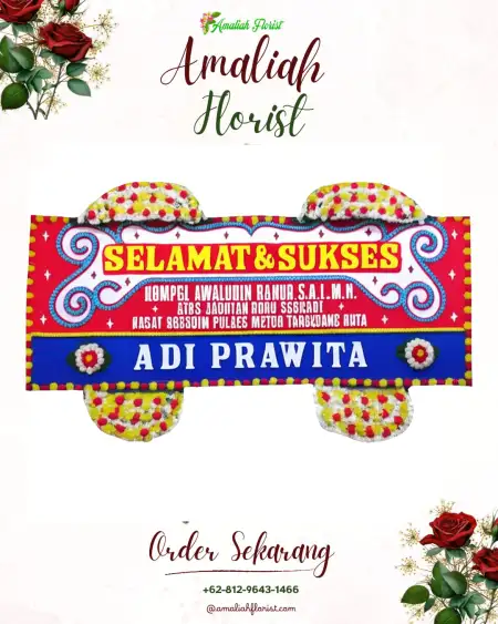 Papan Bunga Ucapan Selamat Banjarparakan